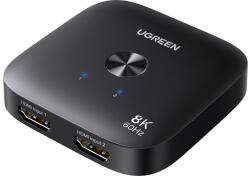 UGREEN HDMI switch 2x1, 8K 60Hz, Ugreen AW700, USB-C, LED diódákkal (KF2360876)