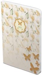 TopTimer Agendă TOPTIMER Joy Flexi F012 B/6 săptămâni, pagini albe, model „Fluture, 2027 (T012F-005)