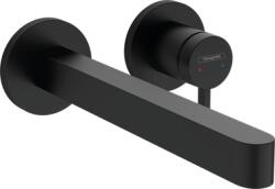 Hansgrohe Finoris falsík alatti egykaros mosdócsaptelep 22, 8 cm-es kifolyóval, matt fekete (HG-76050670)