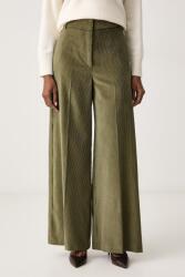 Max&Co Max&Co. pantaloni wide leg pentru femei cu bumbac CANE 9BY2-SPDYYP_78X (2626136024200)
