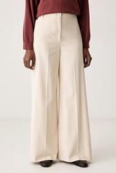 Max&Co Max&Co. pantaloni wide leg pentru femei cu bumbac CANE 9BY2-SPDYYP_01X (2626136024200)