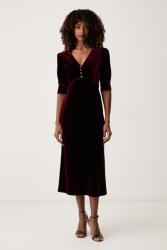 Luisa Spagnoli rochie din velur Gray 9BY2-SUDYR9_83X (543576)