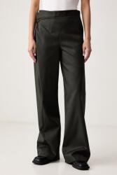 MSGM pantaloni straight pentru femei 9BY2-SPDZIN_87X (4142MDP03.267814)