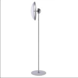 COSMOLIGHT Lampadar Sydney F01062WH AG, LED 12W, corp alb și cromat, abajur alb și argintiu (COSF01062WH AG)