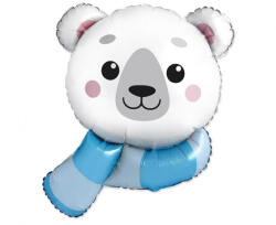GoDan Jegesmedve Blue Scarf fólia lufi 78 cm (WP) MLG349917 (MLG349917)