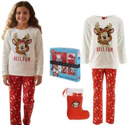  DISNEY Disney Minnie egér meleg PLÜSS pizsama mikulás csizmával 5-6 év (116 cm)