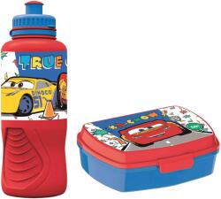  DISNEY Verdák szett/2db Szendvicsdoboz/ uzsonnás doboz Sport kulacs ivókupakkal 430 ml