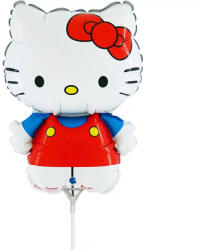 Hello Kitty Red mini fólia lufi 35 cm (WP) (GBBL647R) - oliviashop