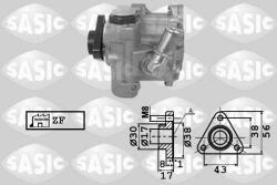 SASIC Pompa hidraulica, sistem de directie SASIC 7076048 (7076048)