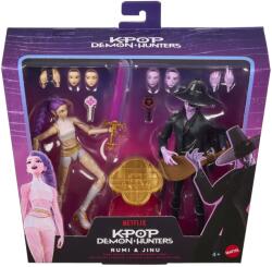 K-POP Demon Hunters K Pop Vanatori De Demoni Set 2 Figurine Rumi Si Jinu Cu Accesorii (mtjry40) Figurina