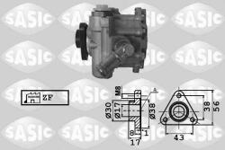 SASIC Pompa hidraulica, sistem de directie SASIC 7076049 (7076049)