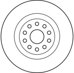 TRW Disc Frana Df4220 Lancia Thesis (DF4220)