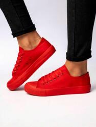 Shein Piros Fűzött Tornacipő Pez S06__37