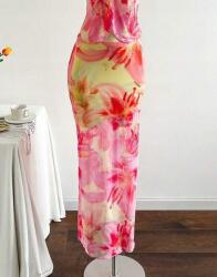 Shein Maxi Szoknya Virágok VL1 PK01__XS