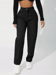 Shein Fekete Mom Jeans Nadrág Alf S06__S