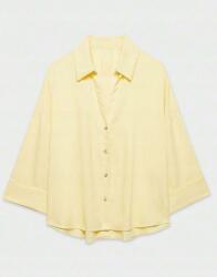 Shein Sárga Casual 3/4-ES Ujjú Ing S06__XS