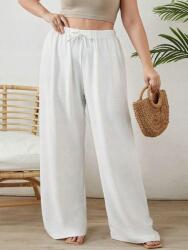 Shein Fehér Széles Nadrág Casual Magas Derekú Y4J ZT2__50