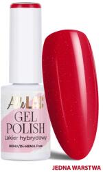 AlleLac Hibrid lakk Allelac 6g Led/uv Gel Polish Reds R18 Poppy Piros (lakier do paznokci allelac czerwony)