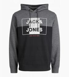 JACK & JONES férfi kapucnis pulóver, M, szürke Új (12218205.Black.m)