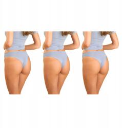 Siélei 3 db Női brazil modál bugyi 3x Denim L (majtki damskie brazyliany z modalu)
