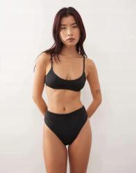 Weekday Fekete Bikini Alsó Magas Állapot B25 S