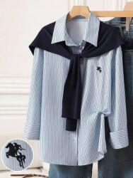 Shein Csíkos Gombos Ing S06__XL
