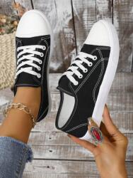 Shein Fekete Casual Tornacipő NQ7 S06__39, 5
