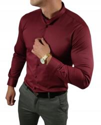 Espada Elegáns ing slim fit állógallérral, bordó ESP013 XXL