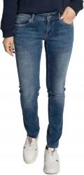 Pepe Jeans Csőszárú Női Farmernadrág Sötétkék Koptatott 27/30 X_a