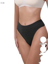 Shein Fekete Bugyi 8-PACK S09__L