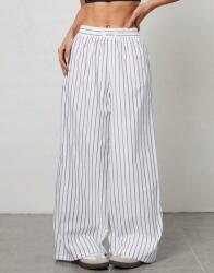 Shein Széles Csíkos Mintás Nadrág W2K PK01__XXS