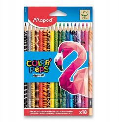 Maped Color'Peps Animals iskolai zsírkréta 18 színű háromszög alakú (22184)