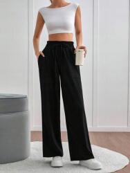 Shein Fekete Nadrág Casual Hip S06__M