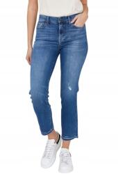 7 For All Mankind Kék farmernadrág The Straight Crop Slim Illusion 30 (JSYXC120OU)