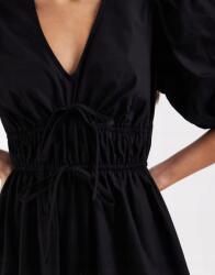 New Look Fekete Maxi Ruha Fodros B25 Xs