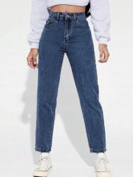 Shein Kék Magas Derekú Farmernadrág ZY5 S06__XXS