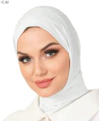 Shein Fehér Hidzsáb Fejkendő S07