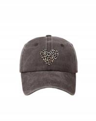 Shein Barna Animal Print Baseball Sapka S07