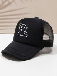 Shein 1 Db Fekete Klasszikus Baseball Sapka Fehér Shein Nyomtatással Univerzális