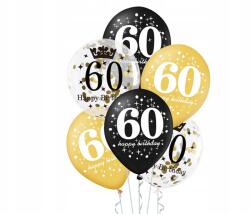 PartyPal Konfetti Lufi Szett 40 Születésnapi Party 6 db-os