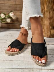 Shein Fekete Flip-flop Papucs Ouu Textúra S06__41