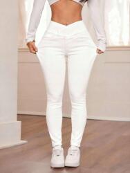 Shein Fehér Farmer Nadrág 2J1 S06__XS