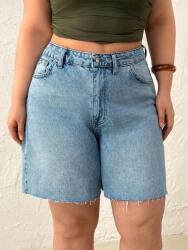 Shein Kék Farmer Rövidnadrág S09__48