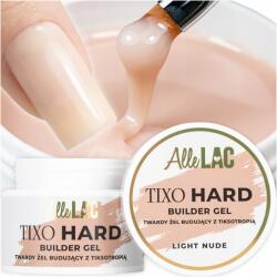 AlleLac Körömhosszabbító Építő Zselé Allelac 45g Hard Builder Light Nude (Żel do paznokci budujący twardy 45g tixo)