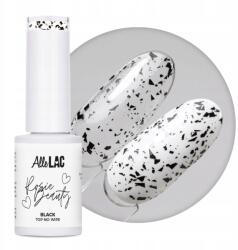 AlleLac Hibrid felső Allelac 6g Rosie Beauty Vágott Fólia Hatással Fekete (Top do paznokci z brokatem drobinkami)
