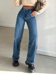 Shein Kék Magas Derekú Farmernadrág S06__S