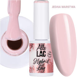 AlleLac Hibrid lakk Allelac 6g Led/uv Gel Polish Nude Pinkish Cream Rózsaszín (Lakier do paznokci idealny kolor na jesień)