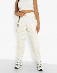 Boohoo Military Nadrág Zsebek Ekrü H4C B20__54