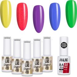 AlleLac 5x Hibrid lakk Allelac 5g Limited Edition Base Maker Színkészlet (zestaw lakierów hybrydowych do paznokci)