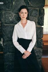 Sima Klasszikus Női Ing Elegáns Szabással 40 5IA